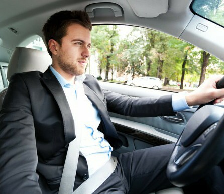 Driver reviewing San Antonio SR22 insurance options online in Texas